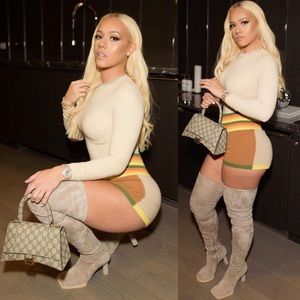 Jacquemus Les Bottes Carré Ronds boots in Khaki